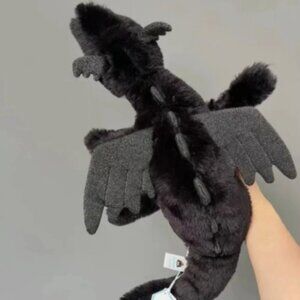 Jellycat Black Dragon 50cm Rare Edition NWT and Dust Bag Gift